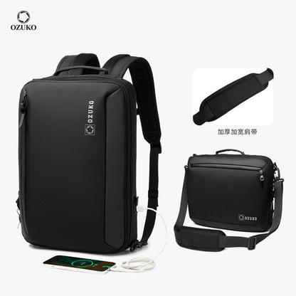 Ozuko Backpack Backpack Men's Portable Backpack Laptop Bag Cross-border Business Backpack Men's Wholesale 