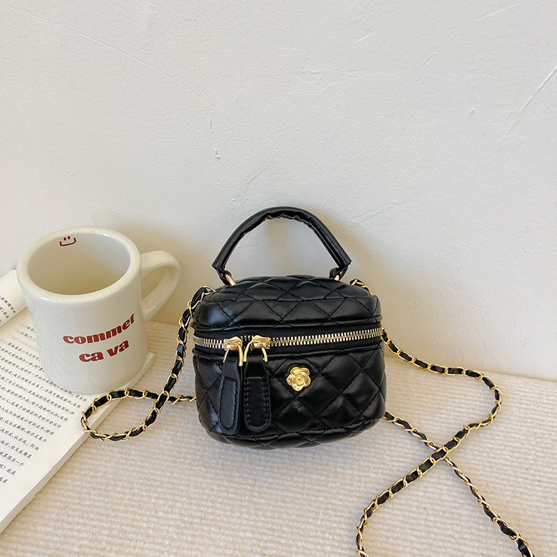 Diamond children's bag, high-end parent-child handbag, fashionable and personalized girl's cross-body bag, small fragrant sequined backpack 