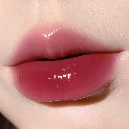 HERORANGE~water mirror gloss lip gloss lipstick cloud mirror water gloss glass lip gloss long-lasting hydrating pouty lips 