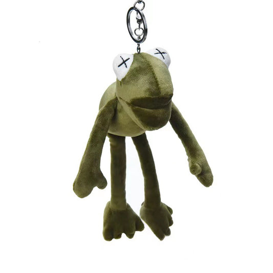 Cartoon plush toy bag pendant wholesale cute blush bear small pendant backpack keychain street stall supply 