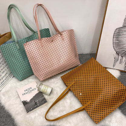 花料单肩购物袋2022ladies handbags外贸女包批发时尚托特包包女
