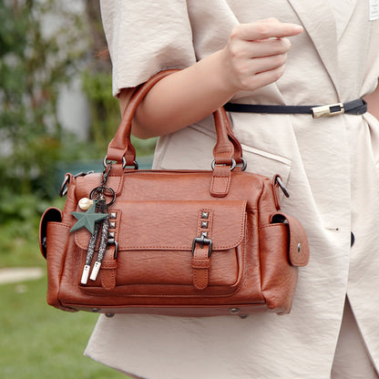 Bags for women, trendy ladies' handbags, mother's bags, European and American fashion, large-capacity crossbody bags, shoulder bags, one-piece drop shipping 