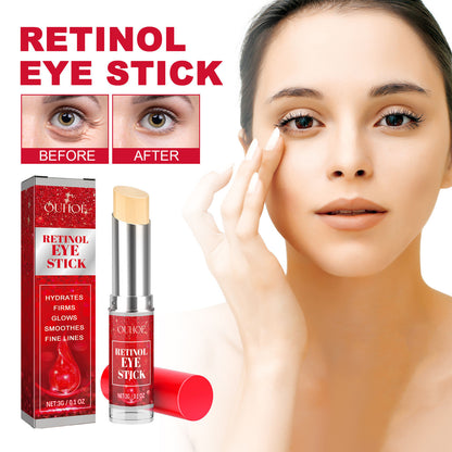 OUHOE Retinol Wrinkle Lightening Eye Cream Firms and Lightens Fine Lines Dark Circles Eye Circle Brightening Double Eyes Eye Cream 