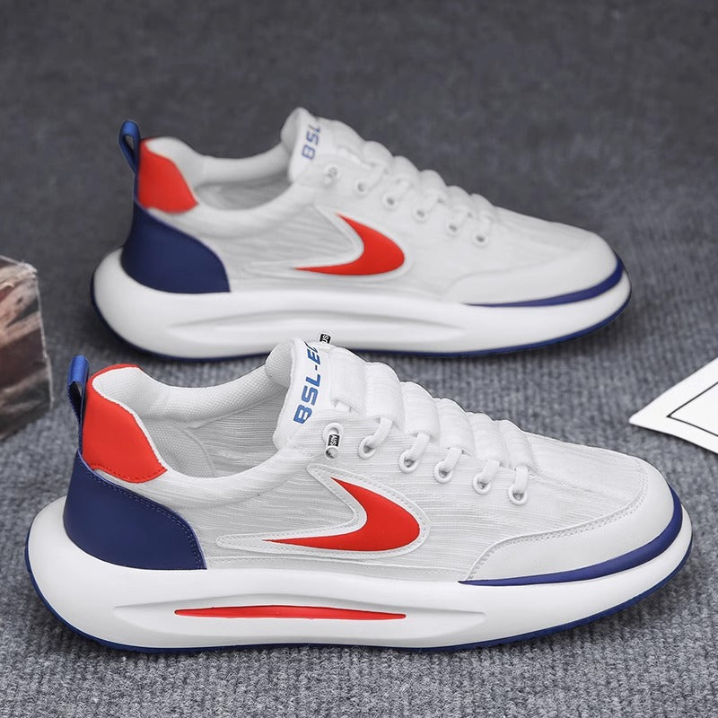 Forrest Gump shoes men's summer 2023 breathable casual all-match men's shoes sports thick-soled thin section youth old shoes board shoes 