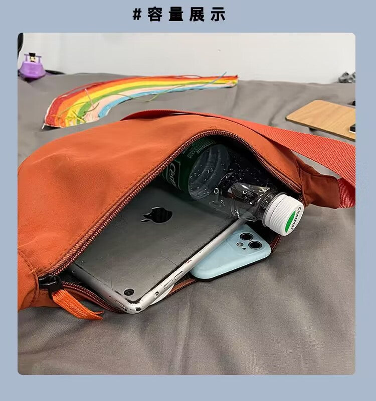 Manufacturer's 2021 new oblique dumplings Korean version shoulder bag trendy women's waist bag casual student bag ins bag spot 