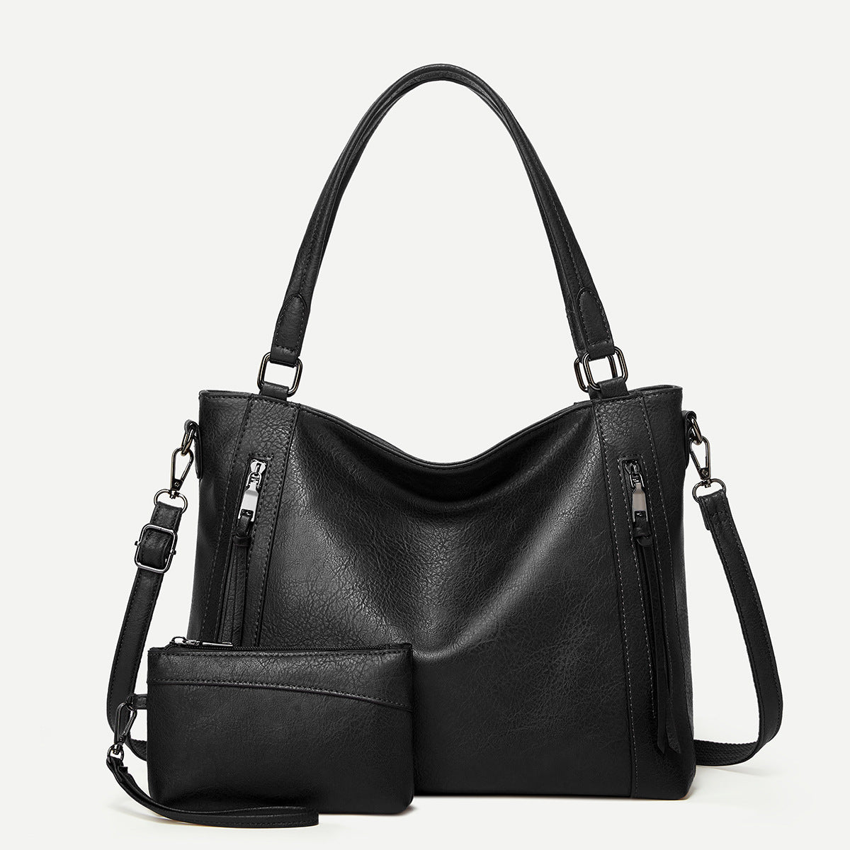Women's handbags 2023 spring and summer new European and American tote bags cross-border women's bags shoulder crossbody bag soft leather large bag 