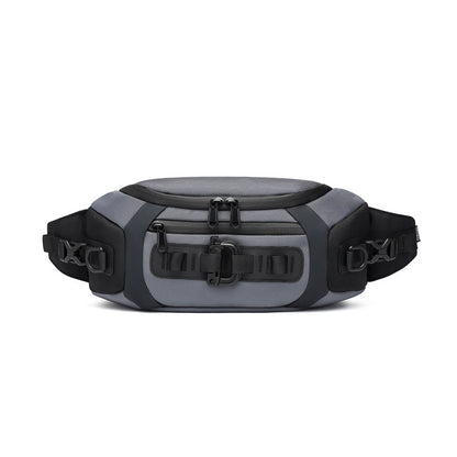 Ozuko sports mobile phone waist bag men's multi-functional chest bag tactical trendy brand men's small chest bag chest bag