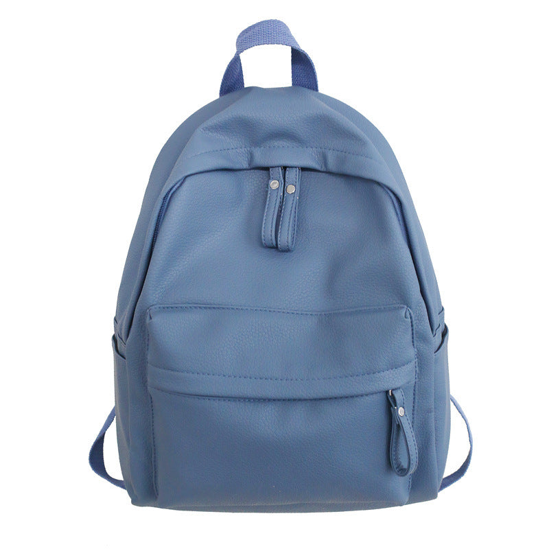 School bag female Korean version Harajuku ulzzang high school college students junior high school students simple versatile campus backpack 