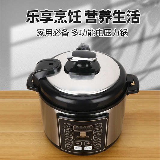 English cross-border electric pressure cooker household 5L6L large capacity intelligent appointment pressure cooker rice cooker manufacturers wholesale