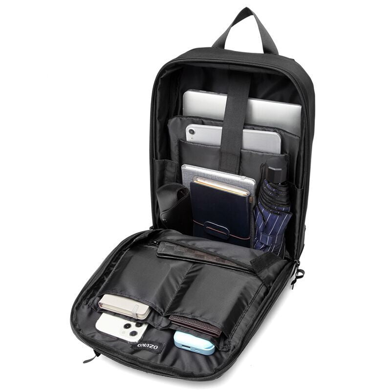 Ozuko New Korean Style Backpack Commuting Men's Business Casual Backpack Wholesale Waterproof Apple Computer Bag