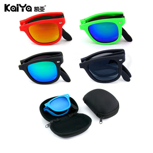 AliExpress လက်ကားနေကာမျက်မှန် Ladies Sunglasses စတိုင်တူနေကာမျက်မှန်များ Face Repair Selfie Mi Nail Folding Glasses