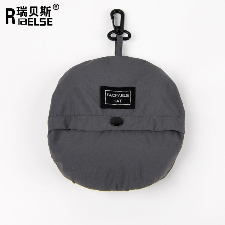 Quick-drying waterproof fisherman's hat can store bag basin hat summer thin section outdoor mountaineering hat men's sunshade hat women 