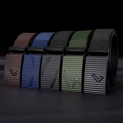 Unisex Tactical Belt Outdoor Sports Leisure Canvas Nylon Pants Belt Jeans Cargo Belt Wholesale 