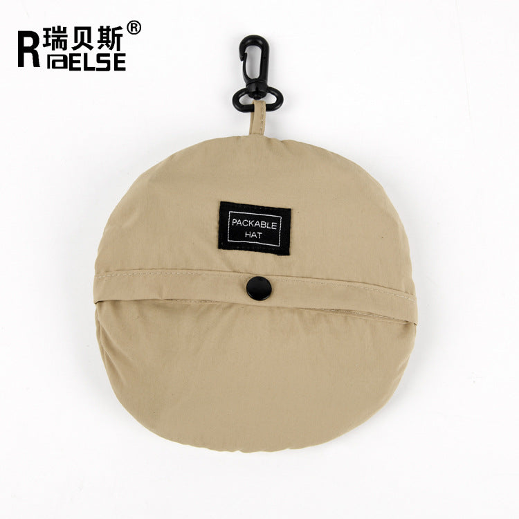 Quick-drying waterproof fisherman's hat can store bag basin hat summer thin section outdoor mountaineering hat men's sunshade hat women 