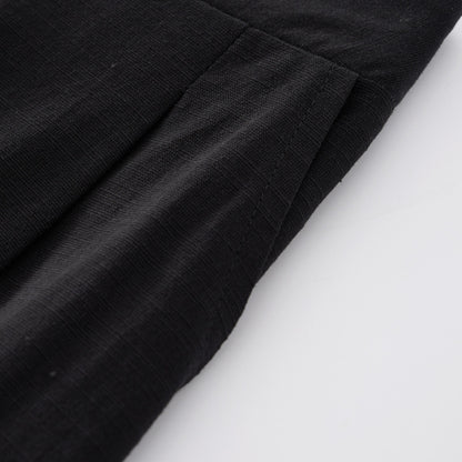 Slightly fat plus size women's umbrella skirt 2024 summer Korean version commuting leisure slim literary style mid-length skirt female 18075 