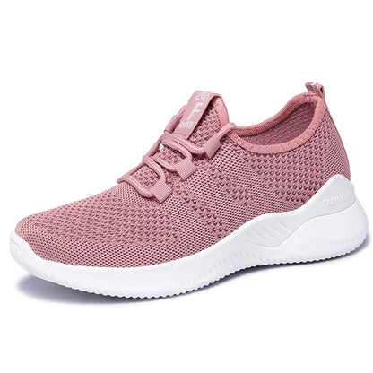 鞋子女2023新款休闲跑步鞋外贸女鞋shoes透气单鞋软底运动鞋女