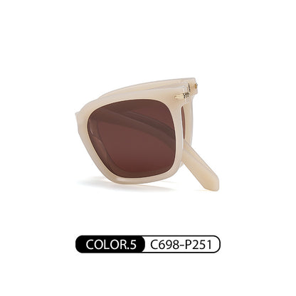 New folding sunglasses TR90 ultra-light polarized sunglasses 7530 sunshade and sunscreen can be equipped with myopia polarized sunglasses 