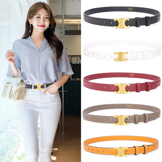 Spot belt အမျိုးသမီး သားရေဘောင်းဘီ ခါးပတ် စကတ် အလှဆင် အမျိုးသမီး ဂျင်းဘောင်းဘီ Korean version in စတိုင်လ် ခပ်ပါးပါး ကျဉ်းမြောင်းသည်
