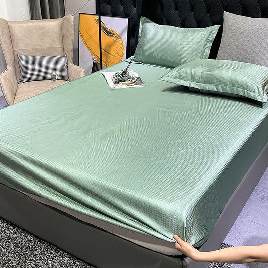 2023 New Ice Silk Mattress Three-piece Set Machine Washable Mat Set Wholesale 