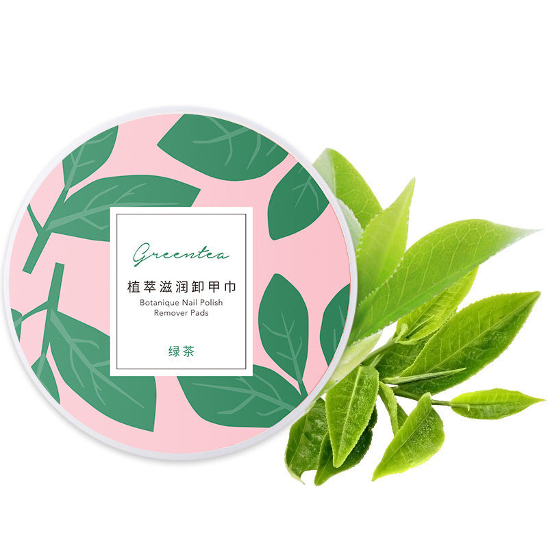 Internet celebrity disposable nail polish remover towel, gentle and moisturizing, no harm to hands, no residue, no tearing after repeated use, 48 pieces in box 