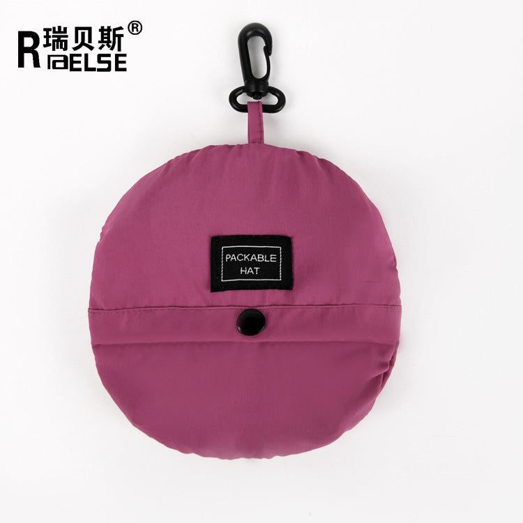 Quick-drying waterproof fisherman's hat can store bag basin hat summer thin section outdoor mountaineering hat men's sunshade hat women 